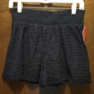Xhilaration Black Lace Shorts NWT